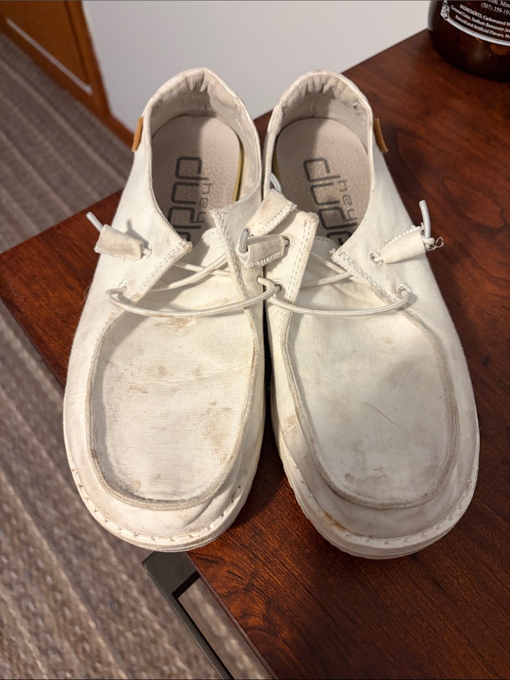Woman’s Hey Dudes slip-ons